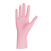 Unigloves Pink Pearl Nitril Handschuhe, puderfrei, 100 Stück, verschiedene Größen