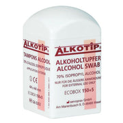 Alkotip® Alkoholtupfer 44 x 44 mm, 150 Stück in Dispenserdose