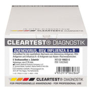 Cleartest® Adenovirus, RSV, Influenza A + B, verschiedene Mengen