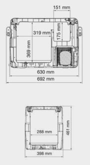 Dometic Kühlbox CFX 40W Professional, 38 Liter für Medikamente und Impfstoffe