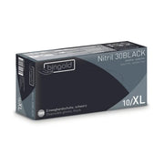 Nitril 30BLACK Nitrilhandschuhe , schwarz, puderfrei, 100 Stück, verschiedene Größen
