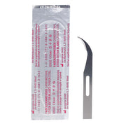 Fadenziehmesser Mediware aus Edelstahl 6,5 cm steril, 100 Stück
