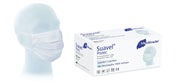 Suavel® Einmal OP Mundschutz, 3-lagig, blau, mit Ohrschlaufen, 50 Stück