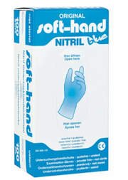 Soft-Hand Nitril Handschuhe, puderfrei, 100 Stück, verschiedene Größen