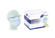 Suavel® Antifog Einmal OP Mundschutz für Brillenträger, 3-lagig, zum Binden, blau, 50 Stück